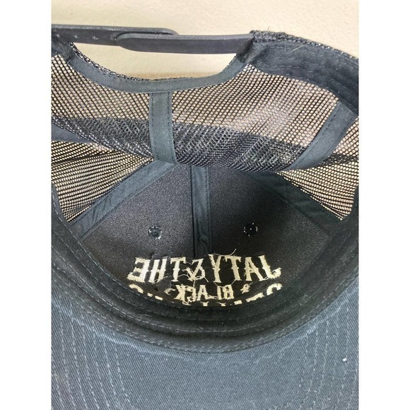 Jaty & The Black Stallions Hat Unisex Snapback Mesh Back Music OSFA Black Cap - Picture 8 of 9